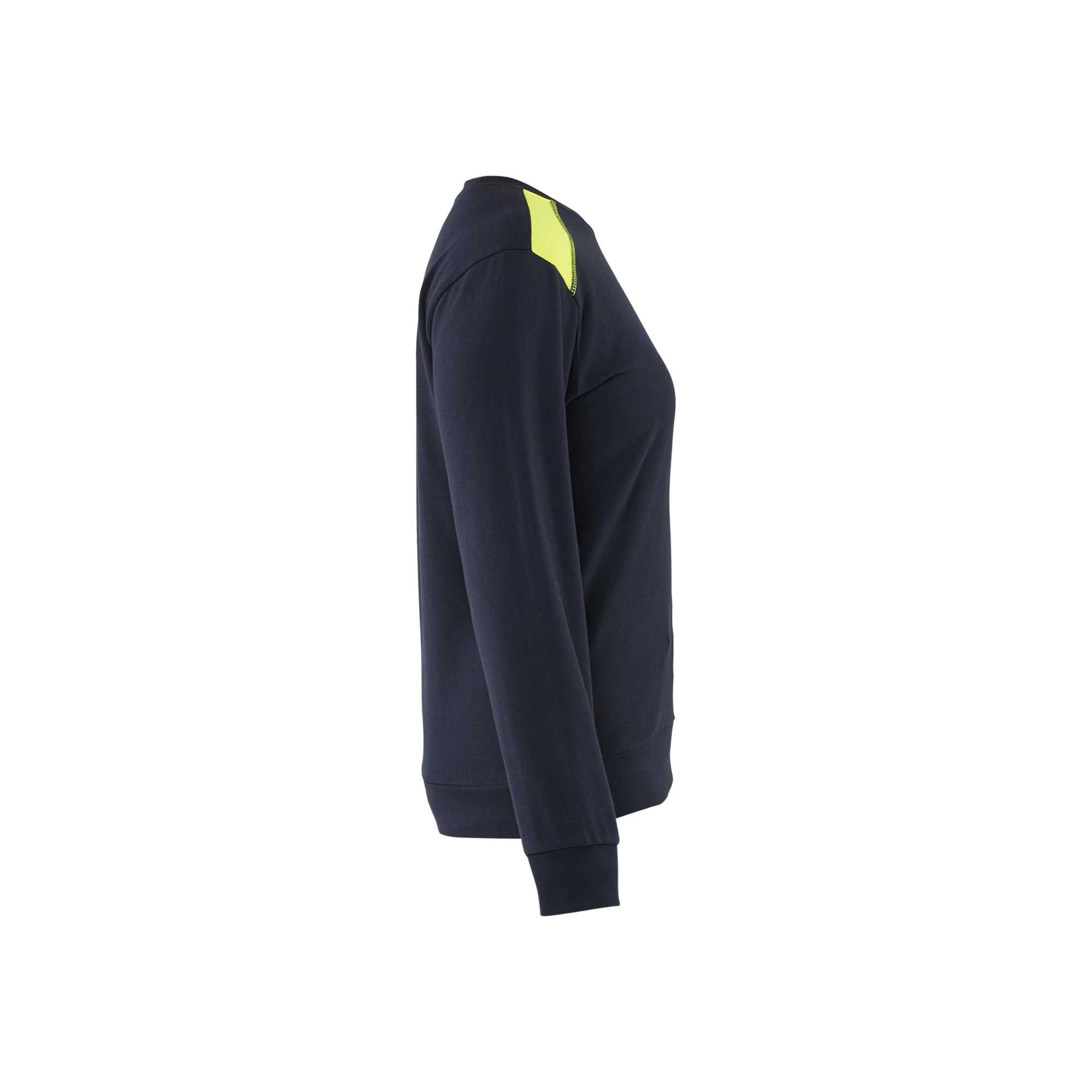 BLAKLADER 34081158 WOMEN'S SWEATSHIRT Hi Vis Reflective Work Sweatshirt WOMEN - 100% Cotton